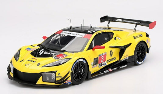 【予約】CHEVROLET コルベット Z06 GT3.R PRATT MILLER N 3 IMSA 24h デイトナ 2025 A.ガルシア D.ジュンカデラ A.シムズ イエロー ブラック/ TrueScale 1/18 TOP SPEEDシリーズミニカー