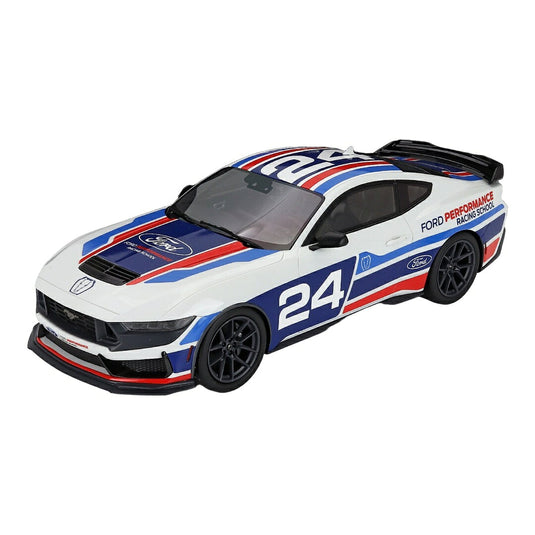 Fordフォード Mustangマスタング Dark Horse #24 Ford Performance Racing School 2025 ホワイト/ブルー/レッド TO / TrueScale 1/18 ミニカー