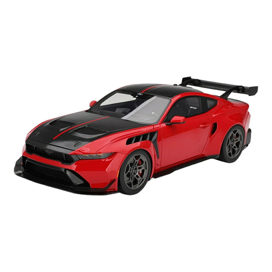 【予約】 Fordフォード Mustangマスタング GTD クーペ 2025 レッド ブラック TOP-SPEED-SERIES / TrueScale 1/18 ミニカー