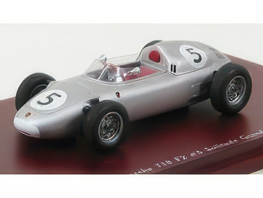 PORSCHE 718 F2 N 5 2nd GRAN PRIX SOLITUDE 1960 HANS HERRMANN SILVER/TRUESCALE 1/43ミニカー
