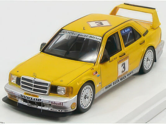 MERCEDES BENZ 190E EVO2 AMG CAMEL N 3 YELLOW PAGES INVITATIONAL KYALAMI 1990 R.ASCH YELLOW/TRUESCALE 1/43ミニカー