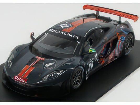 McLAREN MP412C GT3 TEAM VON RYAN RACING N 88 9th 24h SPA 2012 R.BARFF C.GOODWIN A.PARENTE R.WILLS BLUE GREEY ORANGE/TRUESCALE 1/18ミニカー