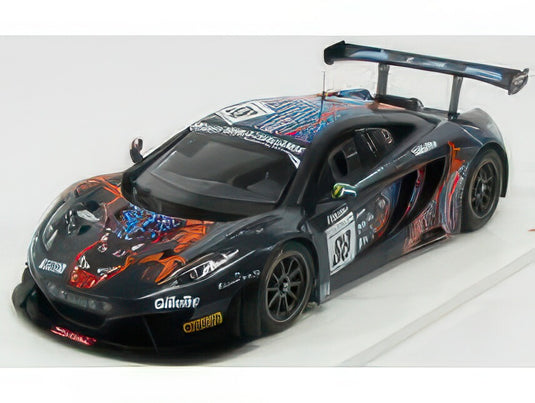 McLAREN MP412C GT3 TEAM VON RYAN N 88 24h SPA 2013 BARFF SENNA GOODWIN DARK BLUE/TRUESCALE 1/18ミニカー