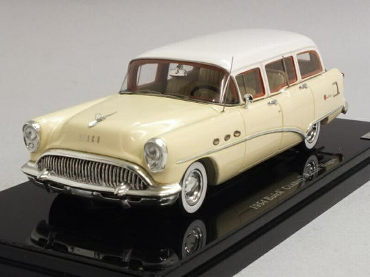 Buickビュイック Centuryセンチュリー エステートワゴン 1954 タン/ホワイト / TRUE SCALE MINIATURES 1/43 ミニカー