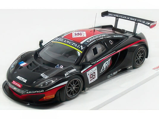 McLAREN MP412C TEAM ART GRAND PRIX N 98 24h SPA 2014 G.DEMOUSTIER N.LAPIERRE A.PARENTE BLACK RED/TRUESCALE 1/18ミニカー