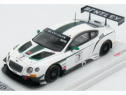 BENTLEY GT3 N 7 WINNER BLANCPAIN GT PAUL RICARD 2014 WHITE/TRUESCALE 1/43ミニカー