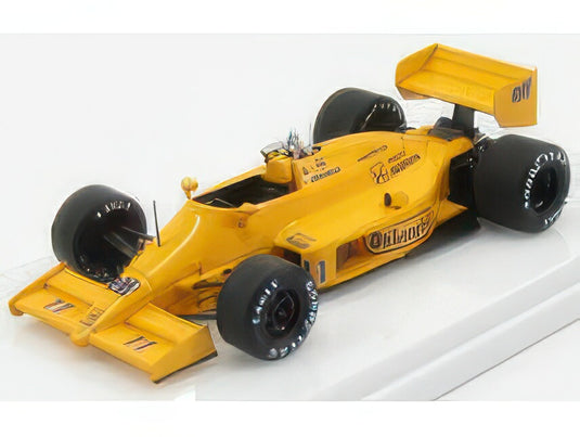 LOTUS F1 99T N 11 SAN MARINO GP 1987 S.NAKAJIMA YELLOW/TRUESCALE 1/43ミニカー