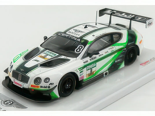 BENTLEY CONTINENTAL GT3 TEAM ABT ADAC N 8 GT MASTERS RED BULL RING 2016 WHITE GREEN/TRUESCALE 1/43ミニカー