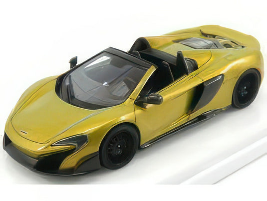 McLAREN 675LT SPIDER 2016 YELLOW SOLIS MET/TRUESCALE 1/43ミニカー