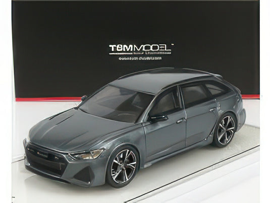 AUDI A6 RS6 AVANT SW STATION WAGON 2019 DYTONA GREY MET/TRUESCALE 1/43ミニカー