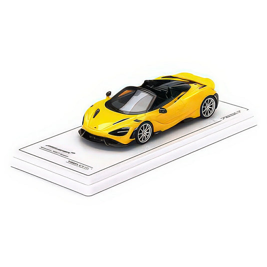 マクラーレン 765LT スパイダー ボルケーノイエロー / TrueScale 1/43 ミニカー