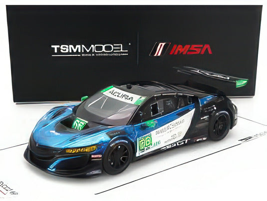 ACURA NSX GT3 EVO22 3.5L TURBO V6 TEAM GRADIENT RACING N 66 24h DAYTONA 2022 K.SIMPSON T.BECHTOLSHEIMER BLACK WHITE BLUE/TRUESCALE 1/43ミニカー