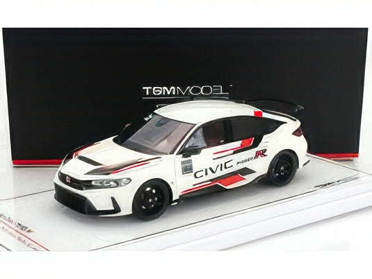 【予約】HONDA シビック タイプR 2023年モデル ホワイト/レッド/TRUESCALE 1/43ミニカー