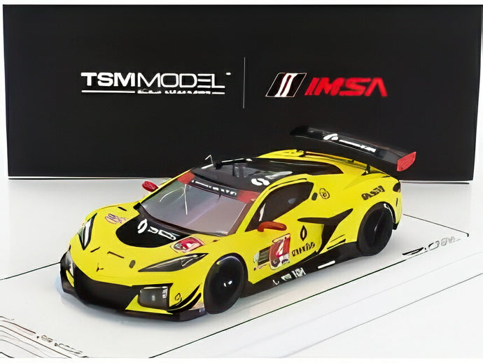 CHEVROLET コルベット Z06 TEAM PRATT MILLER MOTORSPORT #4 IMSA デイトナ24時間 2024 Bamber/Catsburg/Milner イエロー/ブラック/ TrueScale 1/43 ミニカー