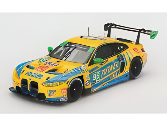 【予約】BMW 4シリーズ M4 GT3 3.0L ツインターボ チーム Turner Motorsport 96号車 IMSA デイトナ24時間 2024 イエローブルー/ TrueScale 1/43 ミニカー