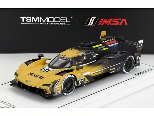 CADILLAC VシリーズR チームCADILLAC N01 2位 IMSA 12hセブリング 2024 イエローブラック/ TrueScale 1/43 ミニカー