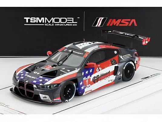 BMW 4シリーズ M4 GT3 チームPAUL MILLER N1 IMSA ワトキンスグレン 2024 ブラックホワイトレッド/ TrueScale 1/43 ミニカー