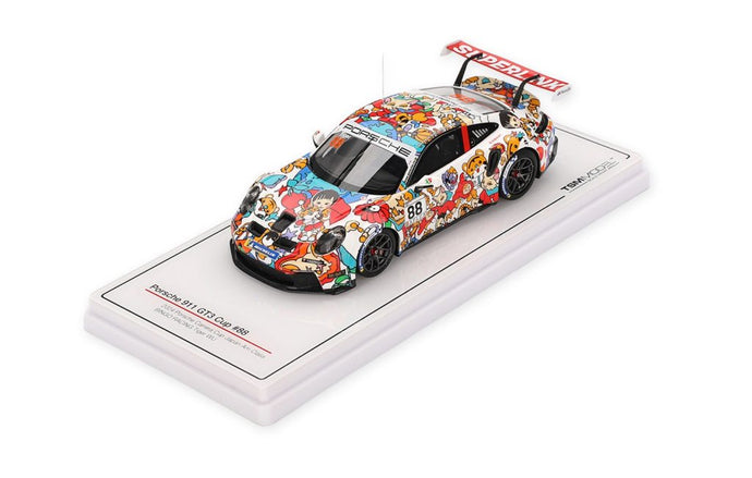 PORSCHE 911 GT3 CUP #88 BINGO RACING TIGER WU ポルシェカップジャパン AMクラス 2024/ TrueScale 1/43 ミニカー