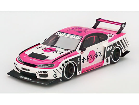 【予約】NISSAN シルビア (S15) LB スーパーシルエット 99号車 Auto Finessse SEMA 2023 ホワイトブラックピンク/ TrueScale 1/43 ミニカー