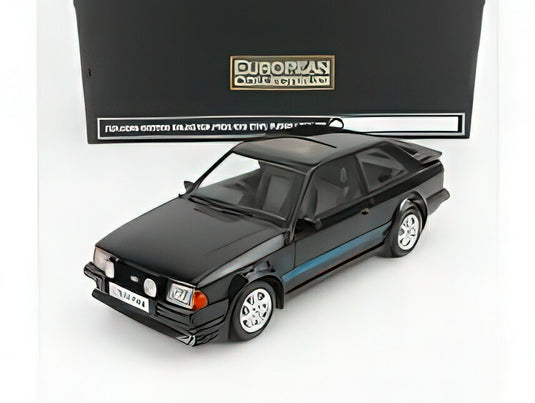 FORD ENGLAND  ESCORT RS TURBO 1984  BLACK/Sun Star 1/18ミニカー