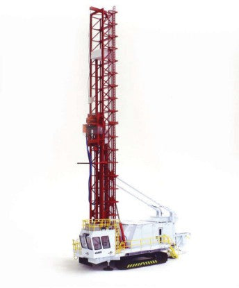 Bucyrus 49R ブラストドリル ホワイト/レッド / TWH 1/50 建設機械模型 工事車両