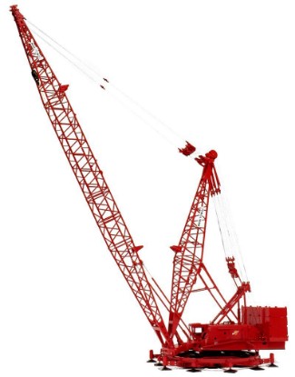 Manitowoc 4100 リンガークレーン ジブ＆エクステンション付き / TWH 1/50 建設機械模型 工事車両