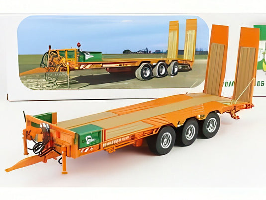アクセサリー トラクター用トレーラー PE 32 オーカーグリーン/ Univrsal Hobbies 1/32 農機ミニカー