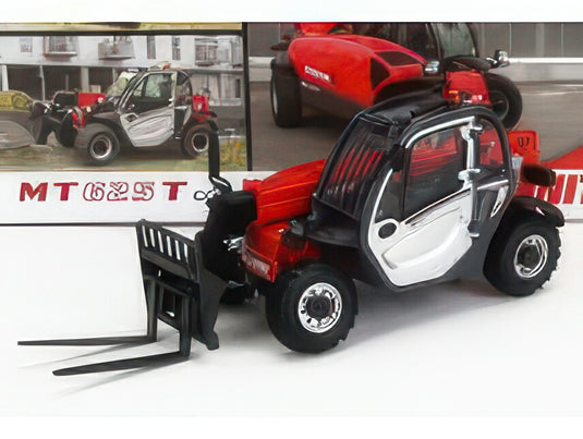 MANITOU   MT625T COMFORT TELESCOPIC TRACTOR   ELEVATORE   RED SILVER トラクタ / Univrsal Hobbies 1/32 建設機械模型 工事車両