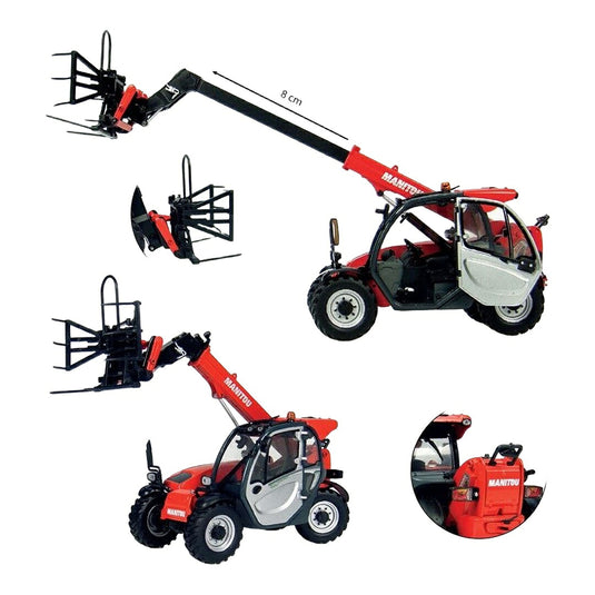 Manitou MLT 625-75H テレハンドラー フォークリフト / Universal Hobbies 1/32 ミニカー 建設機械模型
