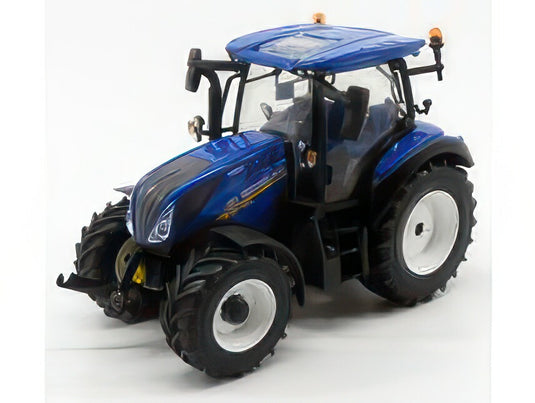 NEW HOLLAND   T5.130 AUTO COMMAND TRACTOR 2018   BLUE BLACK トラクタ / Univrsal Hobbies 1/32 建設機械模型 工事車両