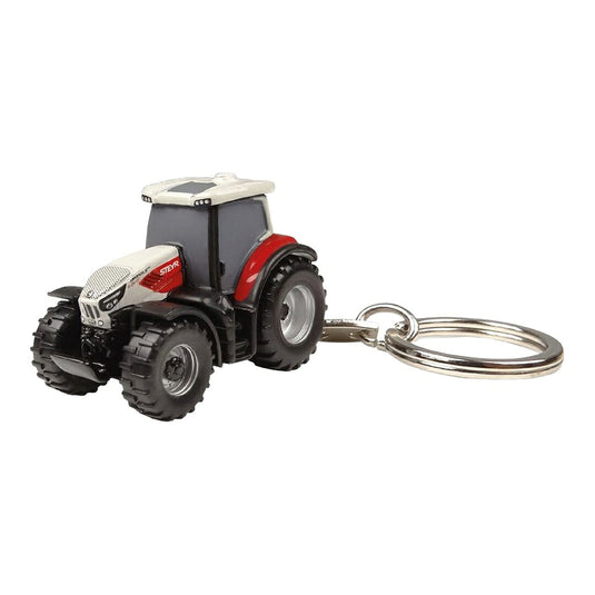Steyrシュタイア IMPULS 6200 CVT トラクター 2022 ホワイト/レッド FARM TOYS / Universal Hobbies 1/87 ミニカー 農機模型