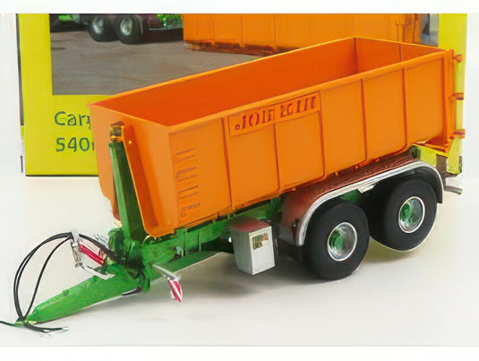 JOSKIN   SILO CARGO LIFT 5400 D18 TRAILER FOR TRACTOR 2004   ORANGE GREEN / Univrsal Hobbies 1/32 建設機械模型 工事車両