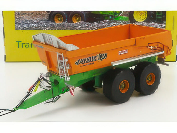 JOSKIN   SILO CARGO TRANSKTP 22/50 OPEN TRAILER FOR TRACTOR 2004   ORANGE GREEN / Univrsal Hobbies 1/32 建設機械模型 工事車両