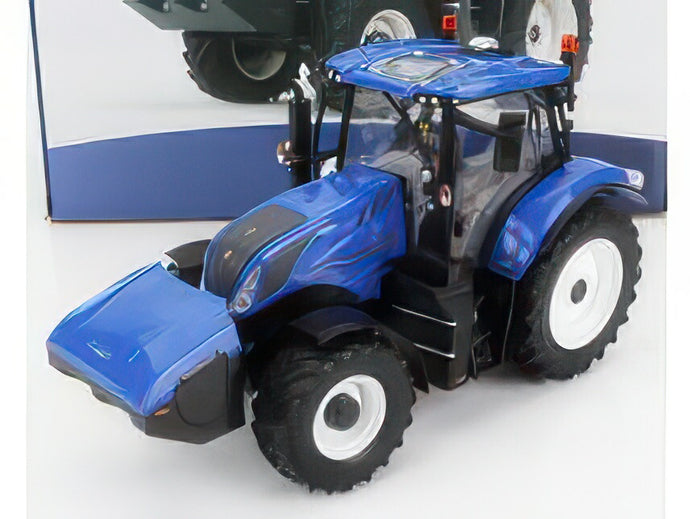 NEW HOLLAND   T6.180 TRACTOR METHANE POWER 2022   BLUE トラクタ / Univrsal Hobbies 1/32 建設機械模型 工事車両