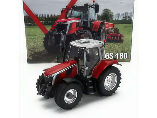 MASSEY FERGUSON   MF6S.180 TRACTOR 2021   RED GREY トラクタ / Univrsal Hobbies 1/32 建設機械模型 工事車両