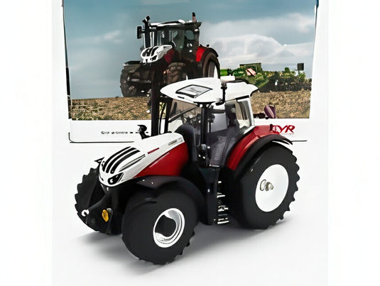 STEYR 6280 ABSOLUT CVT トラクター 2022 レッドホワイト/ Univrsal Hobbies 1/32 農機ミニカー