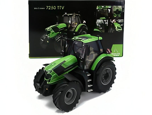 DEUTZ-FAHR 7250 TTV トラクター 2018 グリーン ブラック/ Univrsal Hobbies 1/32 農業機械 模型