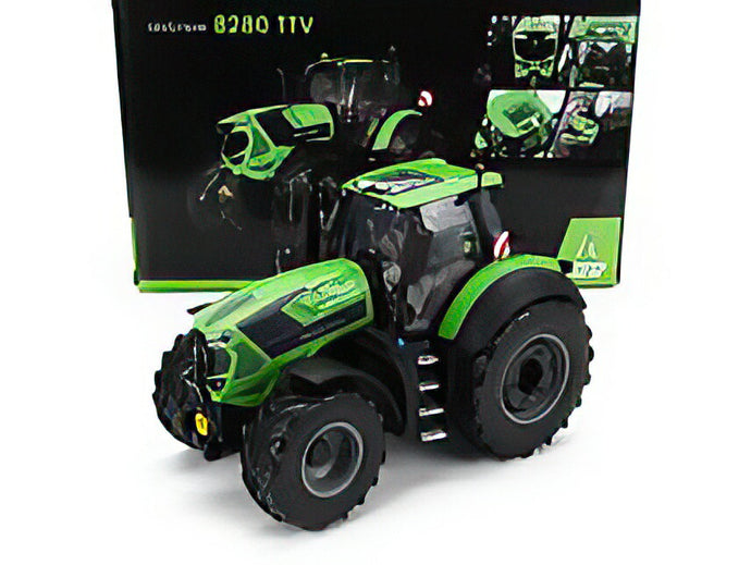 DEUTZFAHR  8280 TTV TRACTOR 2023  GREEN BLACK/Univrsal Hobbies 1/32 模型ミニカー