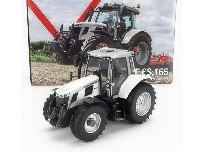 MASSEY FERGUSON   MF6S.165 TRACTOR WHITE EDITION 2022   WHITE GREY トラクタ / Univrsal Hobbies 1/32 建設機械模型 工事車両