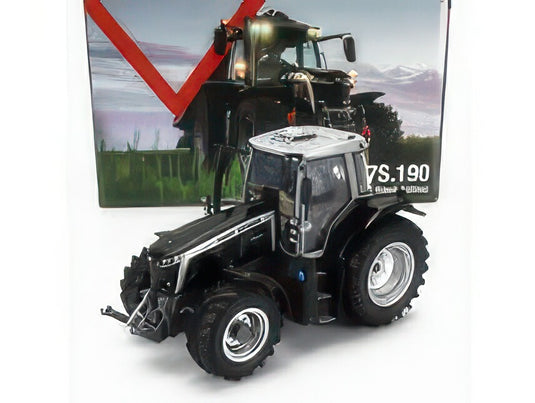 MASSEY FERGUSON   MF7S.190 TRACTOR BLACK EDITION 2022   BLACK SILVER トラクタ / Univrsal Hobbies 1/32 建設機械模型 工事車両