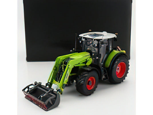 CLAAS - ARION 510 + FU20 TRACTOR WITH FRONT SCRAPER 2020 - LIGHT GREEN/ Univrsal Hobbies 1/32 トラクタ 模型