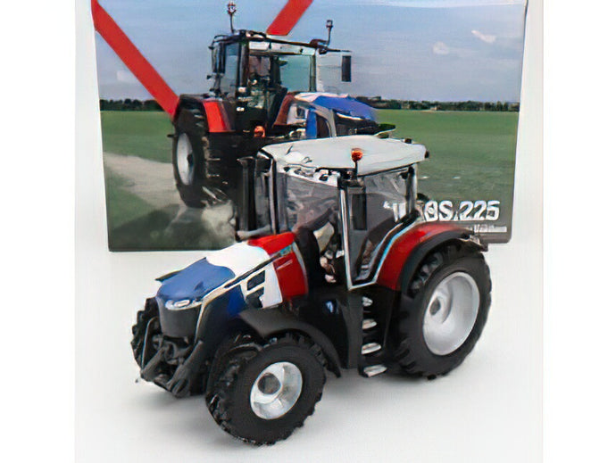 MASSEY FERGUSON - MF8S.225 TRACTOR BLUE BLANC ROUGE EDITION 2022 - ROSSO BLUE WHITE/ Univrsal Hobbies 1/32 トラクタ 模型