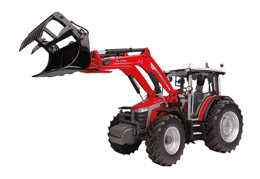 【予約】2026年発売予定MASSEY FERGUSON 5M.145 トラクター フロントローダー付き 2020 レッド/ブラック / Univrsal Hobbies 1/32 農機 模型