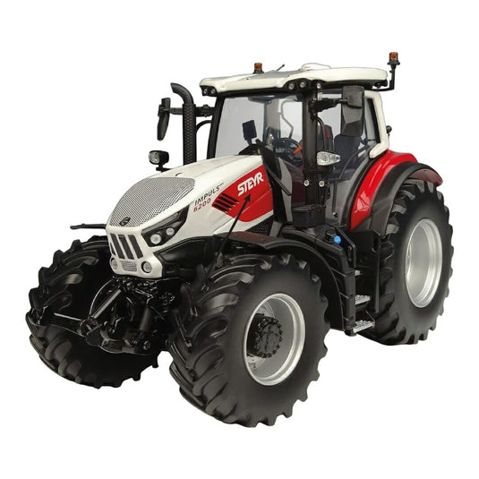 【予約】2026年発売予定 Steyrシュタイア Impulsインパルス 6200 CVT Tractorトラクター 2022 ホワイトレッド / Universal Hobbies 1/32 農機トラクター