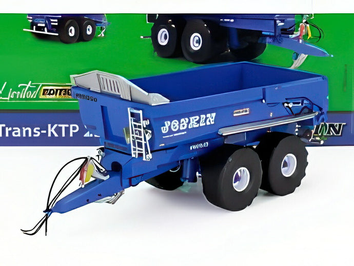 JOSKIN トレーラー TRANSKTP 2250 2軸 2010 ブルー/ Univrsal Hobbies 1/32 農機ミニカー