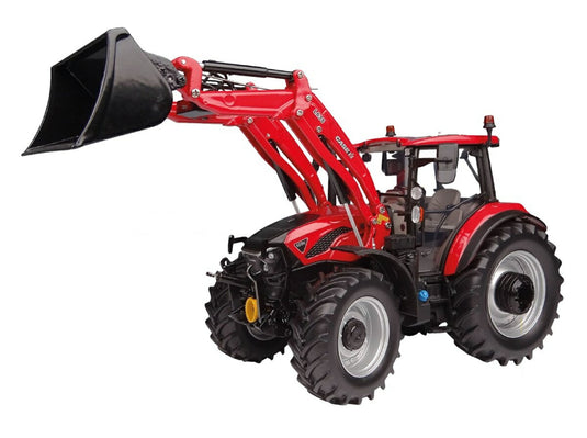 【予約】CASE-IH ファーマル 120C トラクター フロントローダー付き 2021 レッド/ブラック / Univrsal Hobbies 1/32 農機　模型