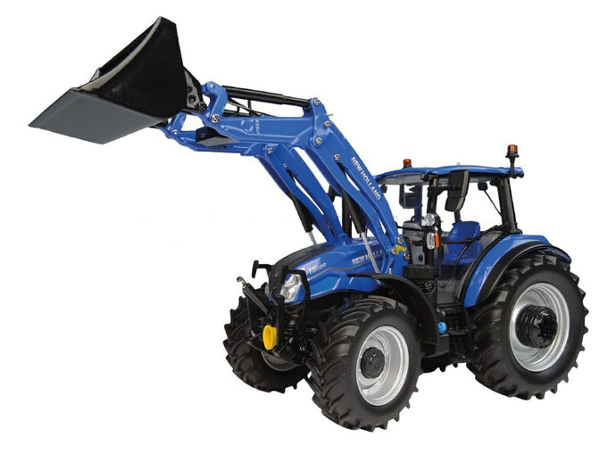 NEW HOLLAND T5.120 トラクター フロントローダー付き 2018 ブルー/ブラック / Univrsal Hobbies 1/32 農機　模型