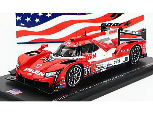 CADILLAC  DPiV.R 5.5L V8 TEAM WHELEN ENGINEERING N 31 12h SEBRING 2021 F.NASR  M.CONWAY  P.DERANI  RED WHITE/Spark 1/43ミニカー
