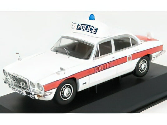 JAGUAR XJ6 MKII 4.2L POLICE 1971 WHITE ORANGE/VANGUARDS 1/43ミニカー