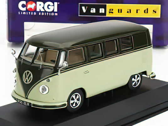 VOLKSWAGEN T1 MINIBUS CAMPERVAN 1964 2 TONE GREEN/VANGUARDS 1/43ミニカー